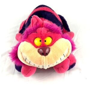 Vintage Plush Cheshire Cat 18" Long Alice in Wonderland Disneyland Disney 90s